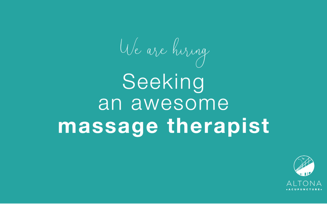 We’re seeking a massage therapist